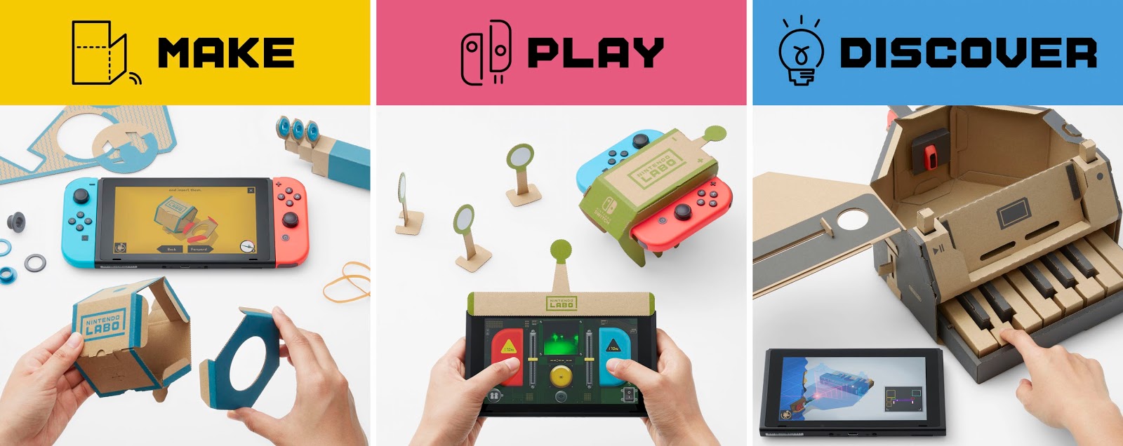 Nintendo Labo é anunciado para Switch Nintendo Blast