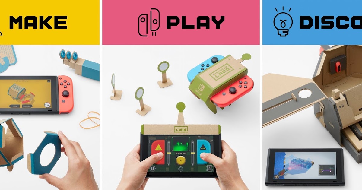 Nintendo Labo é anunciado para Switch Nintendo Blast