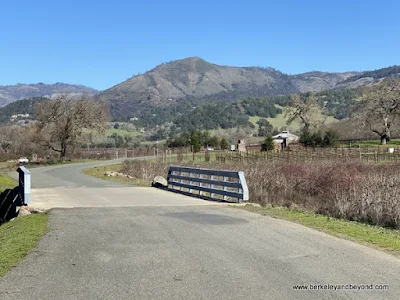 entrance to Deerfield Ranch Winery in Kenwood, California