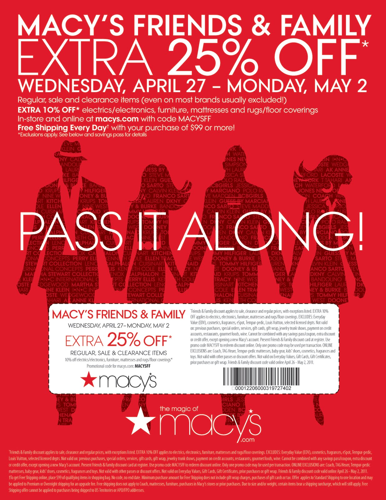 C-bus Style: STARTS ONLINE TODAY: Macy&#39;s Friends & Family Sale