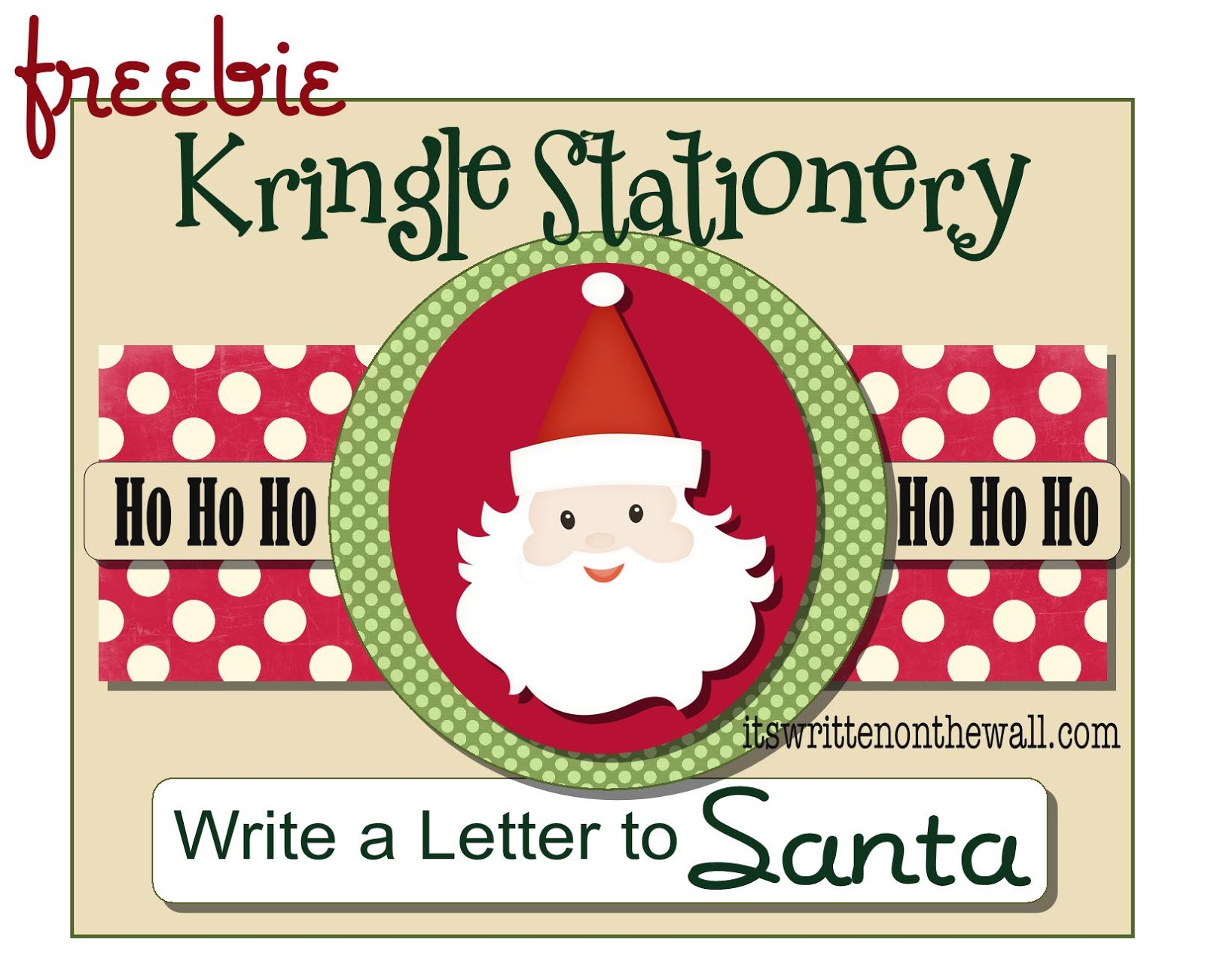 Freebie Kringle Stationary Write Your Christmas Letter To Santa 5 Freebie Kringle Stationary Write Your Christmas Letter To Santa 5