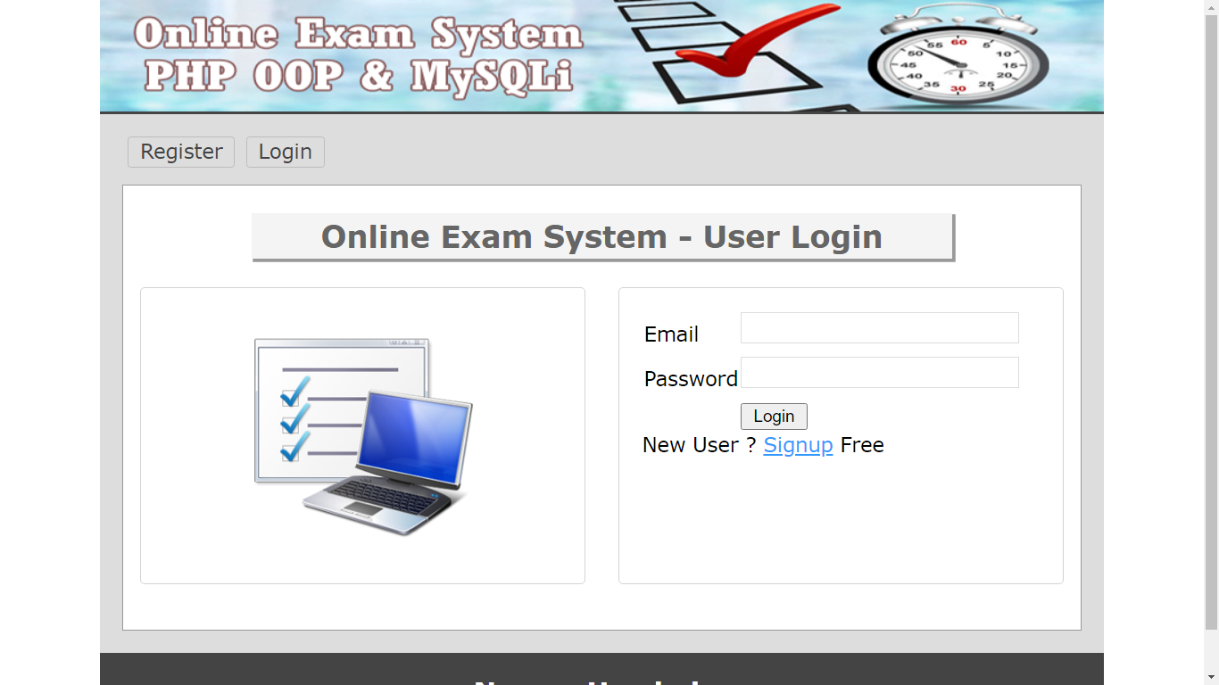 Online Exam Management System In Php Mysql With Source Code Youtube