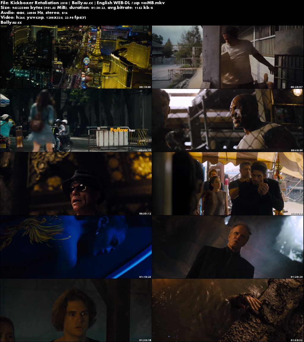 Kickboxer Retaliation 2018 WEB-DL 350MB English 480p ESub Download Kickboxer Retaliation 2018 WEB-DL 350MB English 480p ESub Download