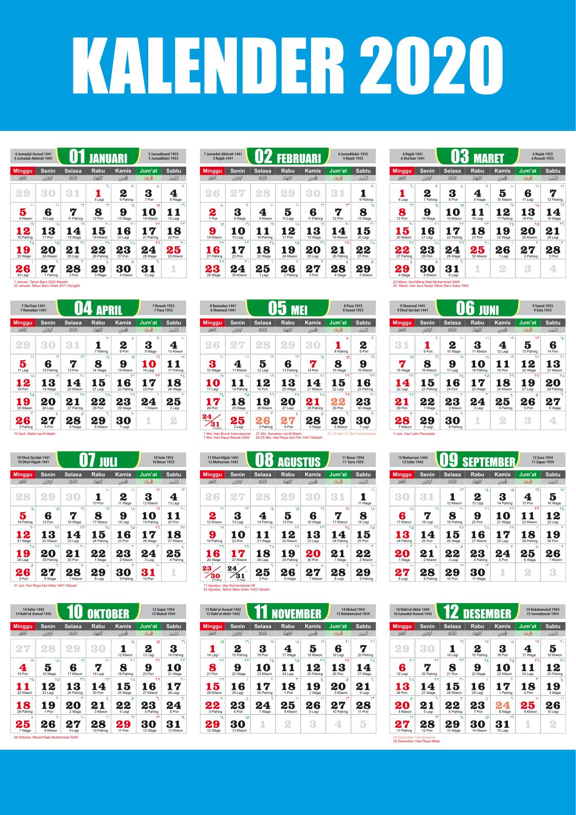 Ide 35 Kalender  Masehi 2021