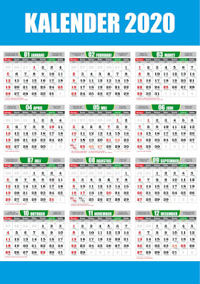 Download kalender cdr masehi hijriyah jawa Lengkap 2020 - Update 2021