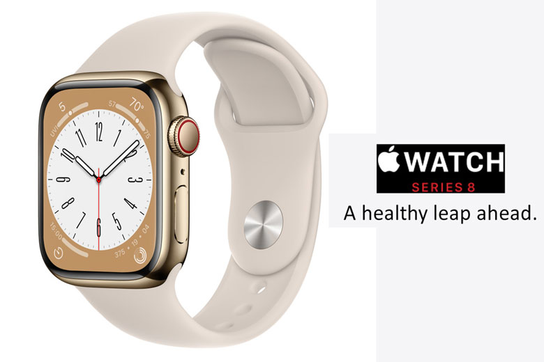 Đồng hồ Apple Watch Series 8 Cellular 45mm Gold Stainless - Viền thép, Dây cao su - MNKM3VN/A - Hàng chính hãng 11 ckeditor 4787627