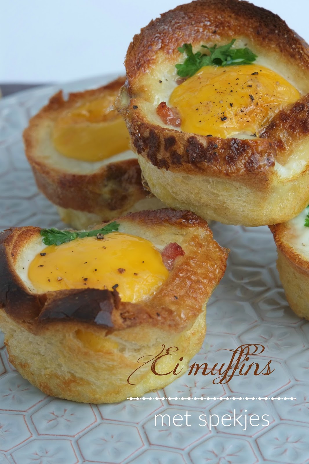 Ei muffins met spekjes -Hartige hapjes Ei muffins met spekjes -Hartige hapjes