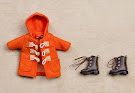 Nendoroid Warm Clothing Set: Boots & Duffle Coat - Beige Clothing Set Item