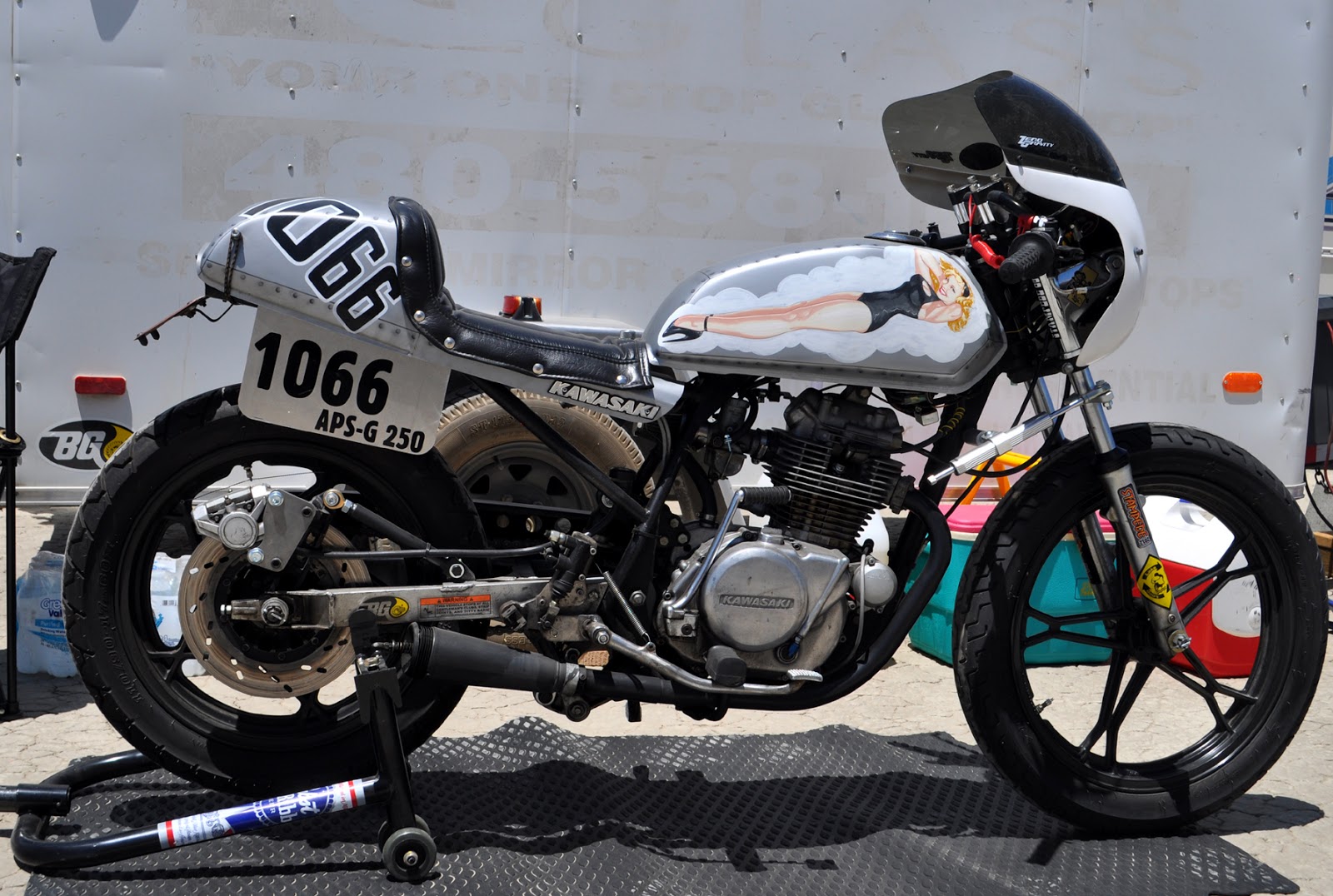 Just A Car Guy the only motorcycle with a Wichita State University