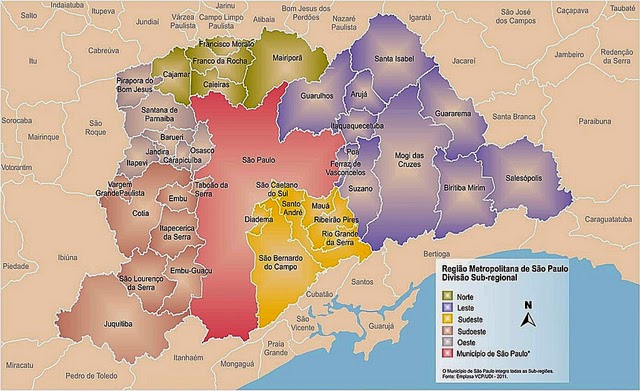 Geoblogger Região Metropolitana de São Paulo RMSP