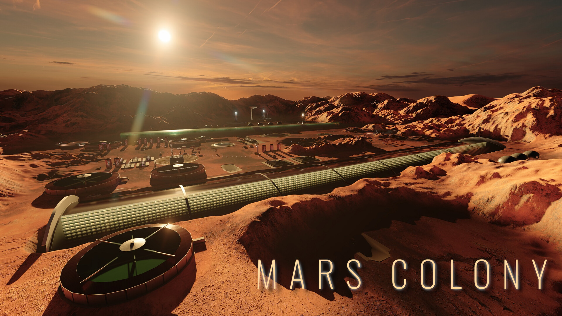 How SpaceX Mars Colony could look like in a few decades human Mars