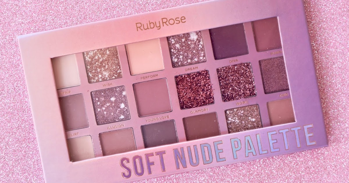 Paleta de Sombras Soft Nude Palette Ruby Rose - Ouse 