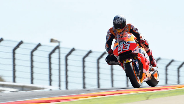 Marc Marquez raih pole position di MotoGP Aragon, Minggu besok