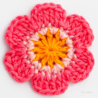 Crochet flower 1_2020 free pattern, Anabelia Craft Design