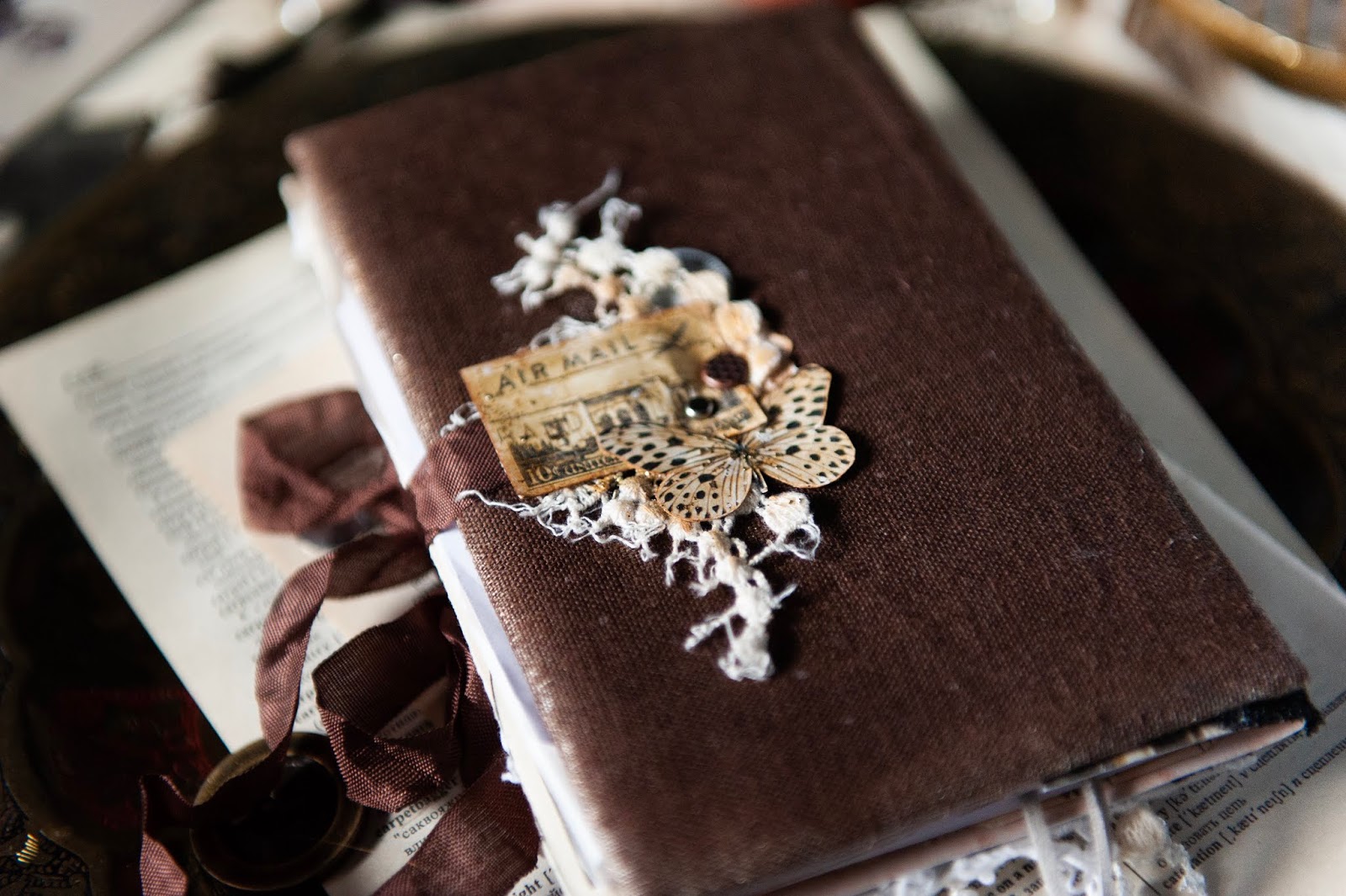 Винтажный блокнот от Маши Логиновой. ~ CraftPaper