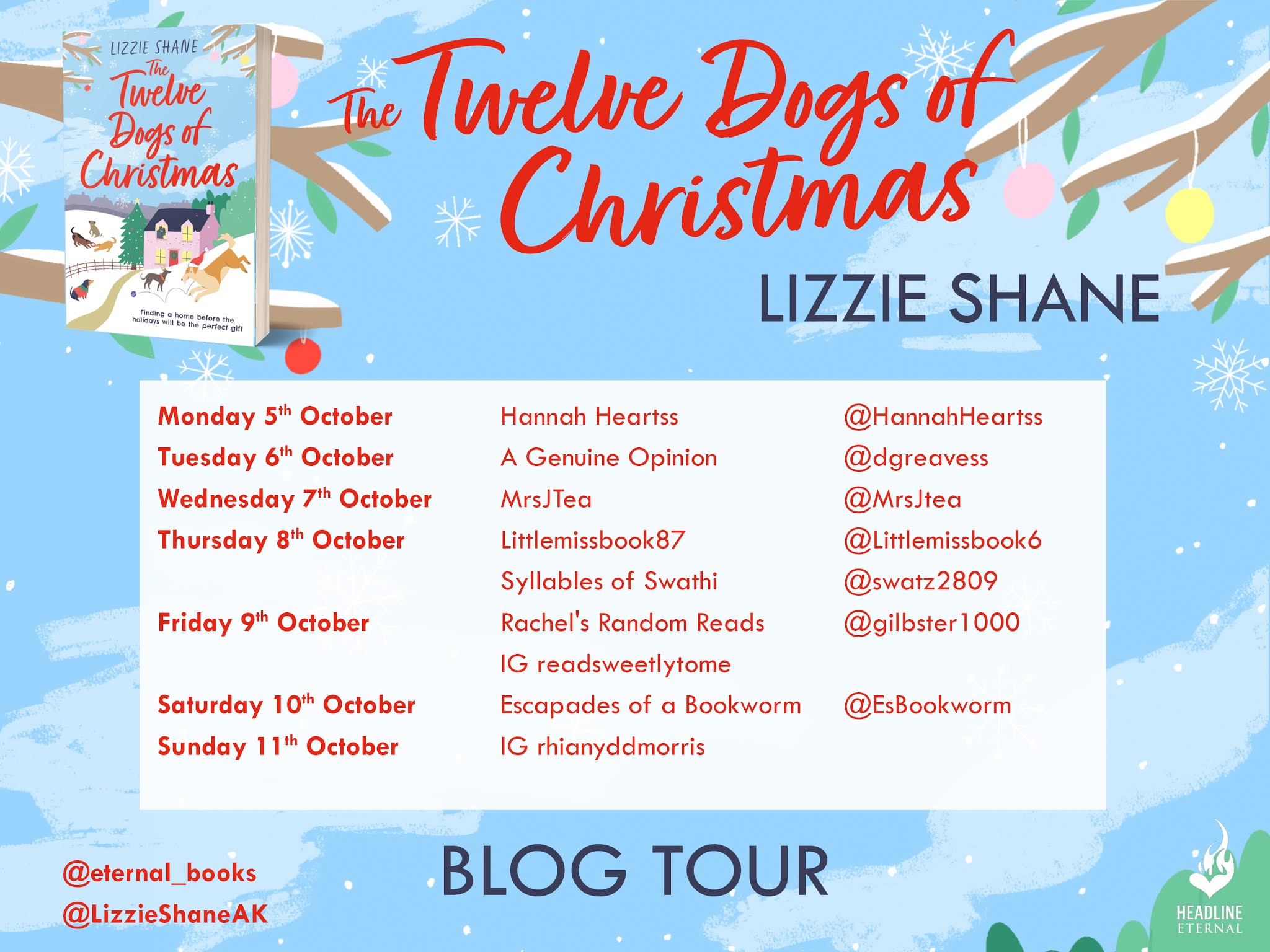 The Twelve Dogs of Christmas - Lizzie Shane | Spoiler Free Book Review