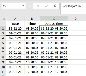 Excel combine date and time - Gaintoearn