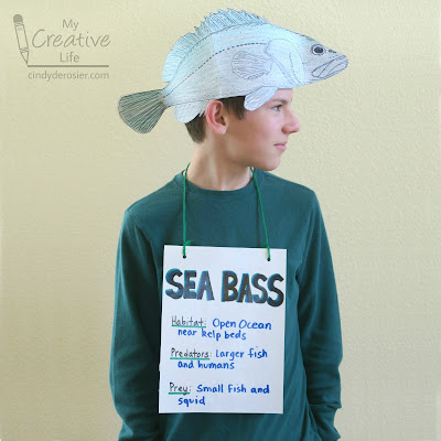 hat with a fish on it