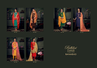 Belliza Designer Banarasi Jam Silk Salwar Suits Collection