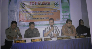 Sosialisasi Program "GEMAHATI SAYANG LANSIA" di Puskesmas Keruak, Selong Lombok Timur, Nusa Tenggara Barat (NTB)