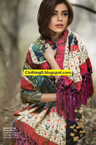 Alzohaib Wintry Breeze Khaddar Shawl Collection 2016-2017
