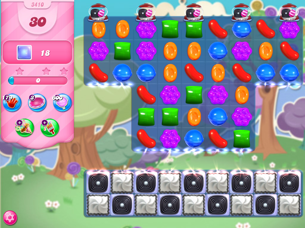 Candy Crush Saga level 3410 Candy Crush Saga level 3410
