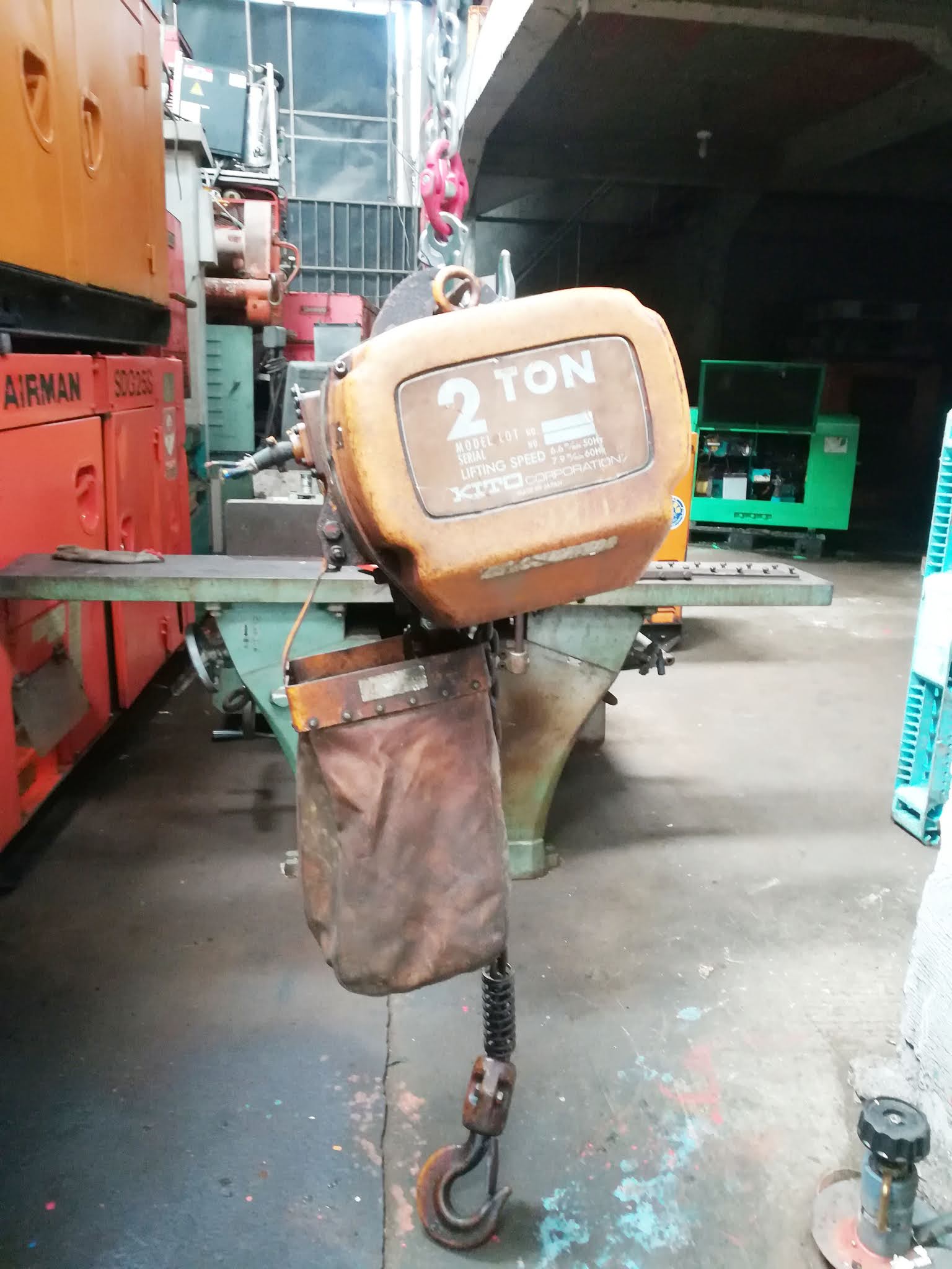 Products Kito Chain Hoist 2 tons Capacity From Japan