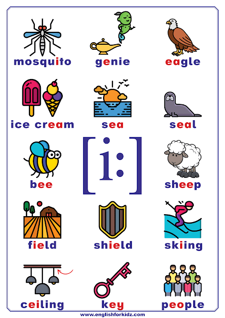 Long E Sound Worksheets, Flashcards, Posters, Reading Comprehension