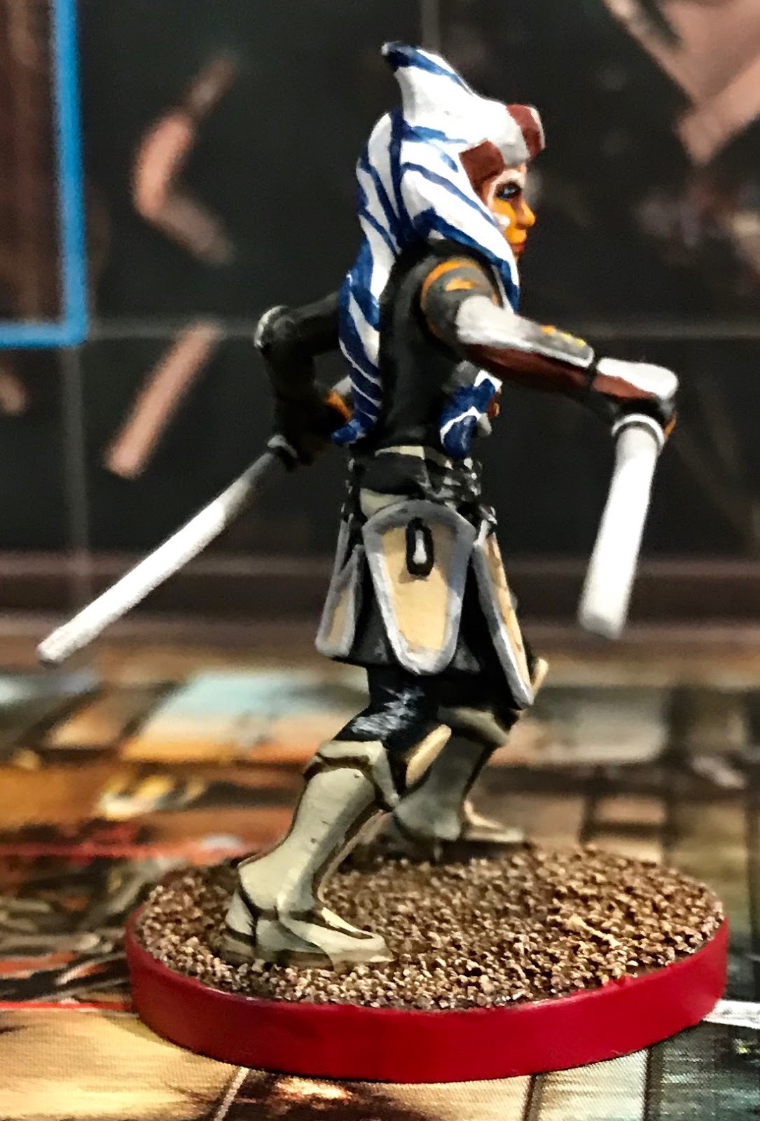 Wargaming with Barks Imperial Assault Ahsoka Tano and friends