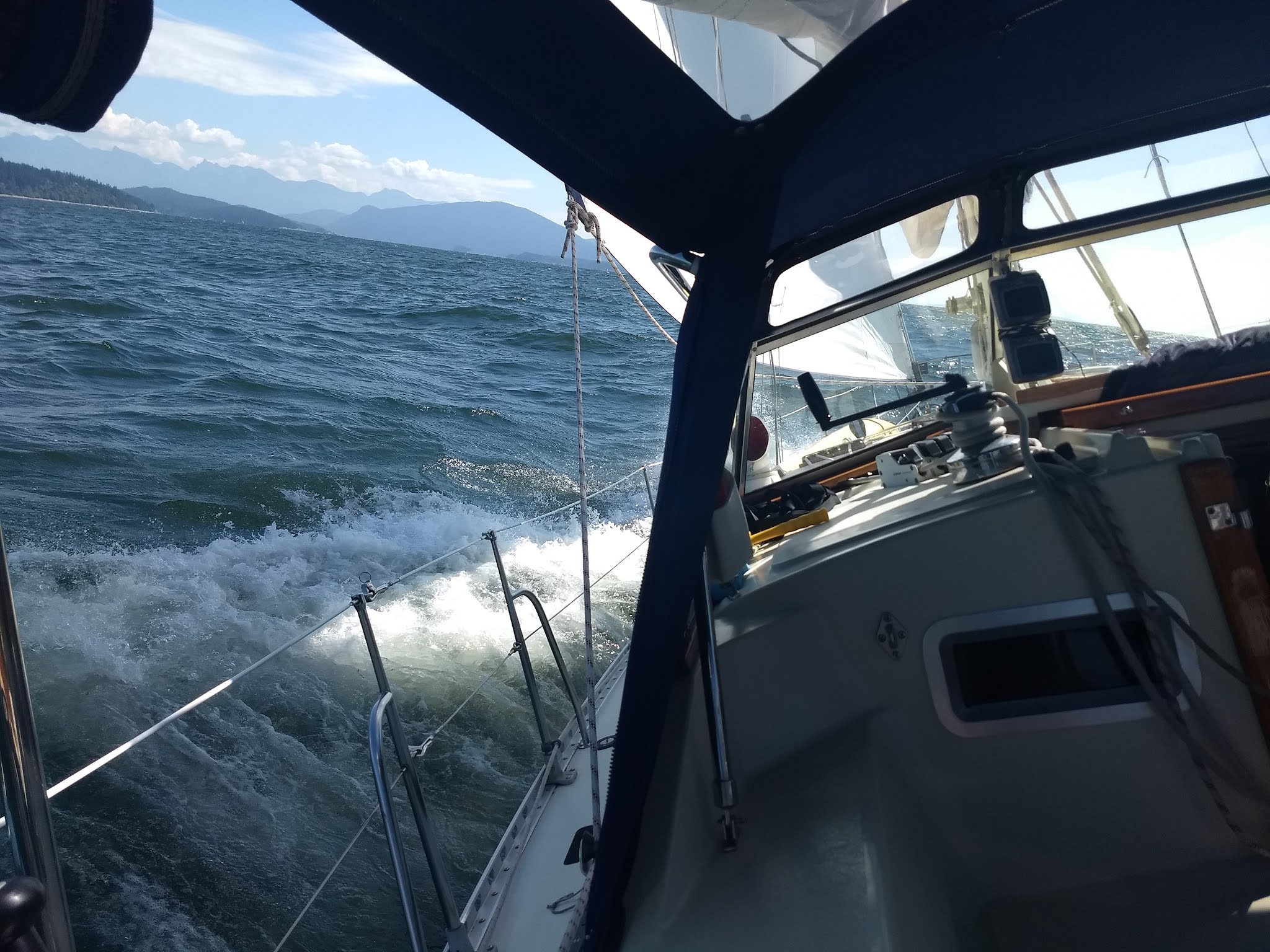 Sailing Pelagia Sailing home... summer cruise completed