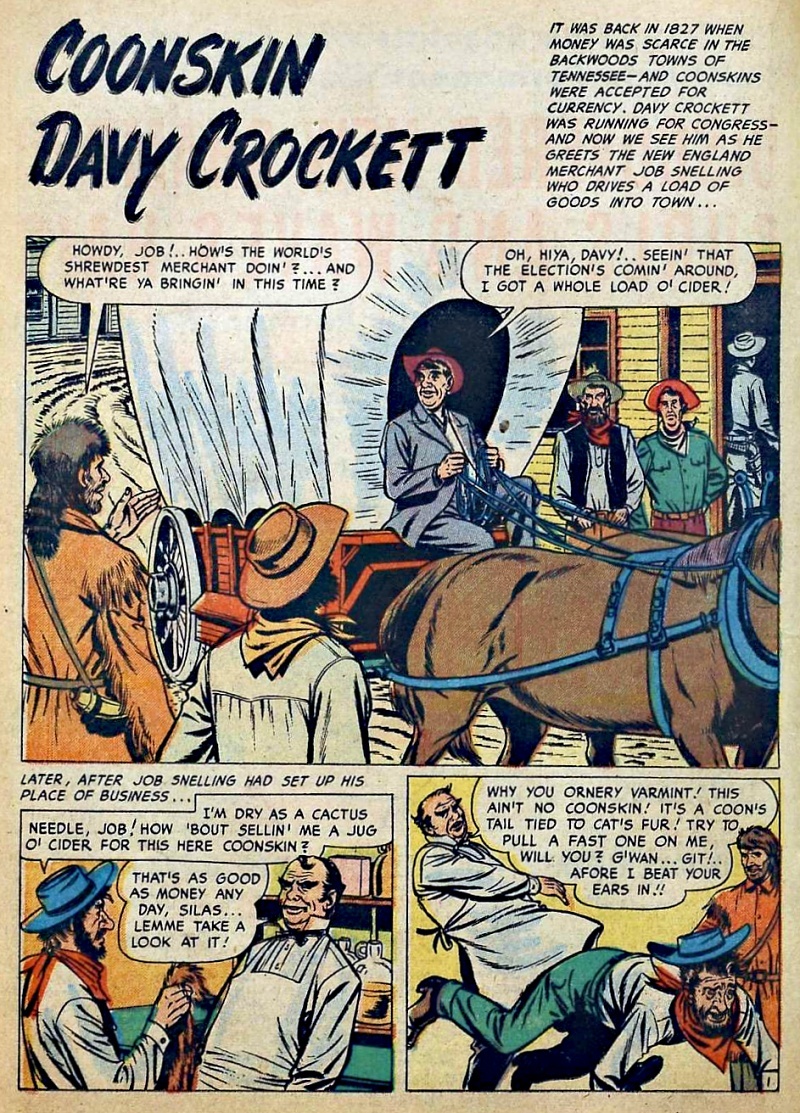 Davy Crockett's Almanack of Mystery, Adventure and The Wild West A