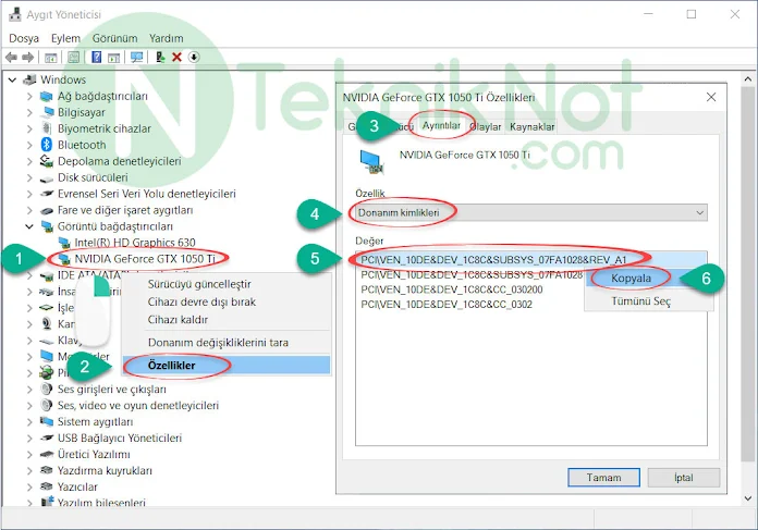 Bilinmeyen Sürücüleri Bulma