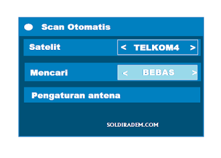 Cara Scan Otomatis agar SCTV dan indosiar Ada di Telkom 4