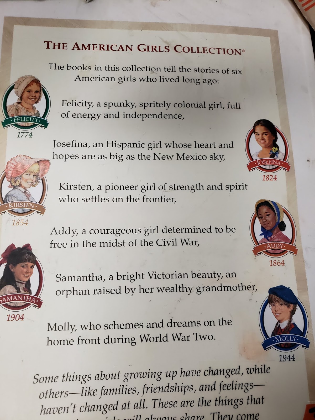 original american girl books