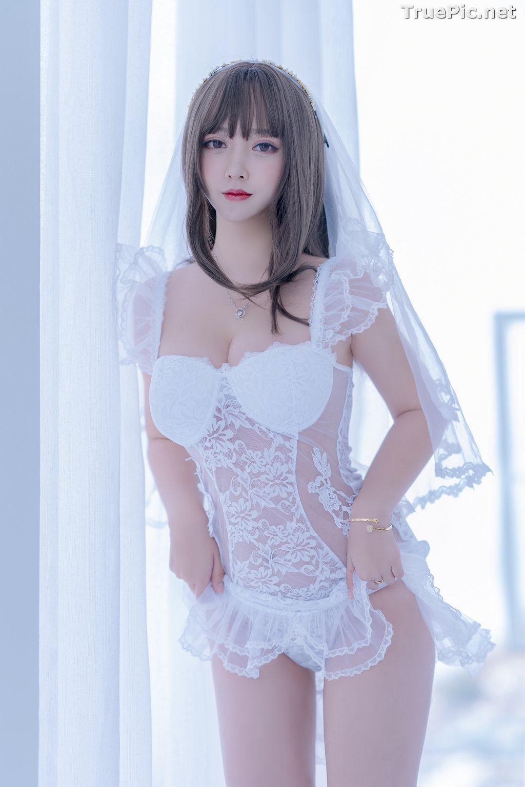 Image Chinese Cosplay Model - 过期米线线喵 (米線線sama) - Beautiful Sexy Bride - TruePic.net - Picture-15