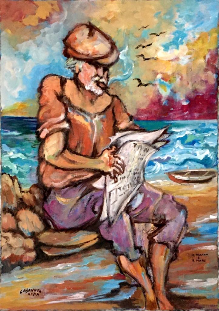 Vasto Gallery Gaetano Casanova, “Il vecchio e il mare omaggio a