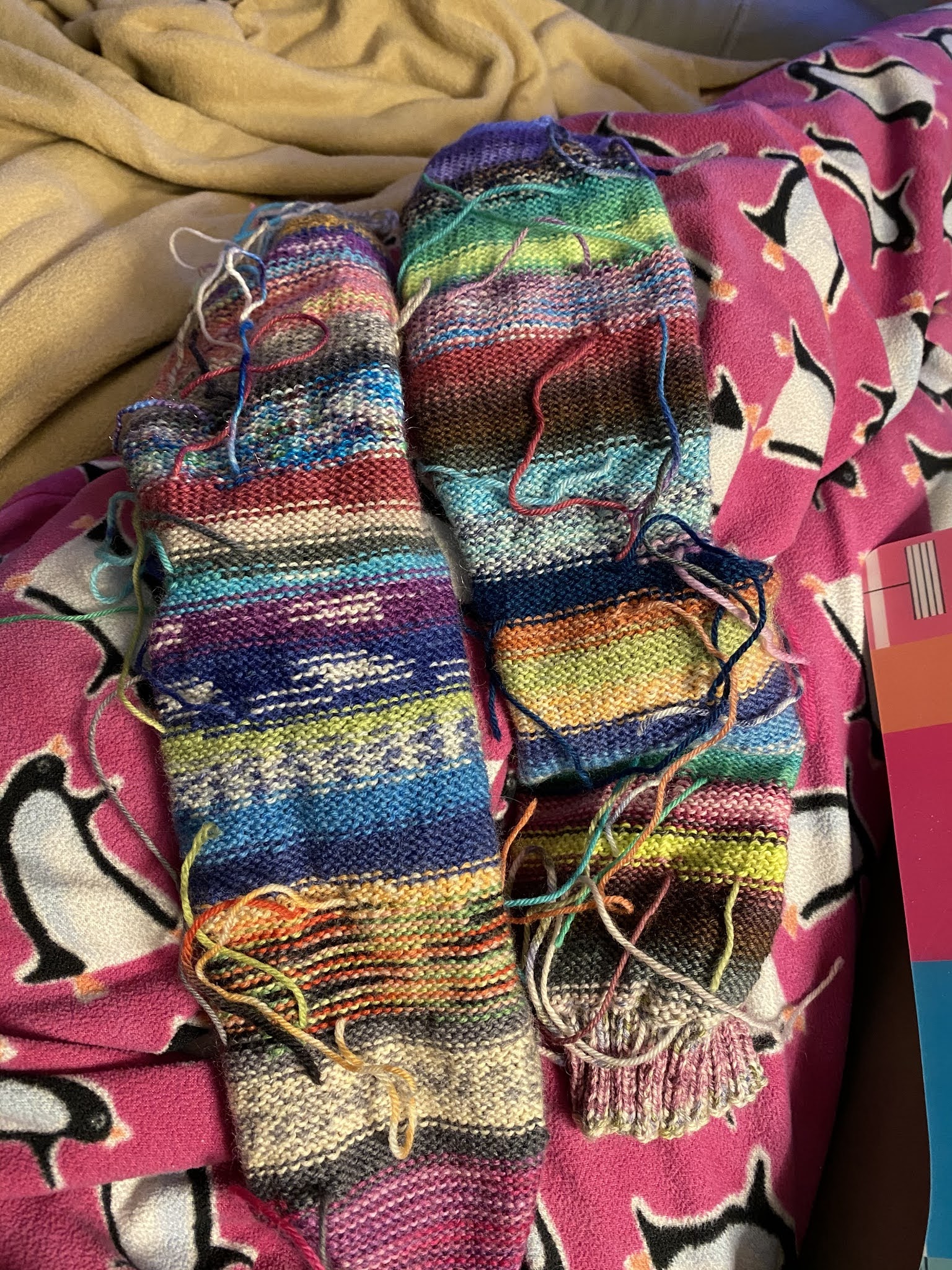 Kim's Knitting Korner: Happy Scrappy Socks
