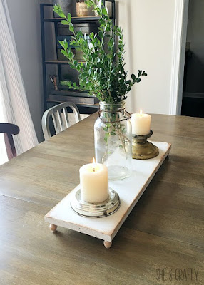 Farmhouse table centerpiece