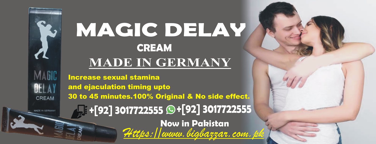 Magic Delay Cream Price In Pakistan | Bigbazzar Pakistan @ 03017722555