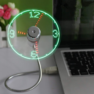 usb led clock fan best new travel gadgets to buy online