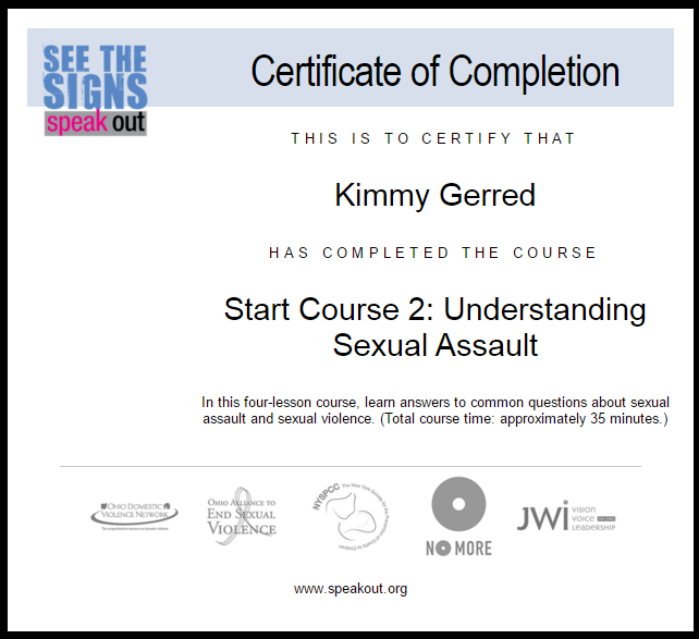 Recovery & Resilience Seeking Safety Coping Skills List