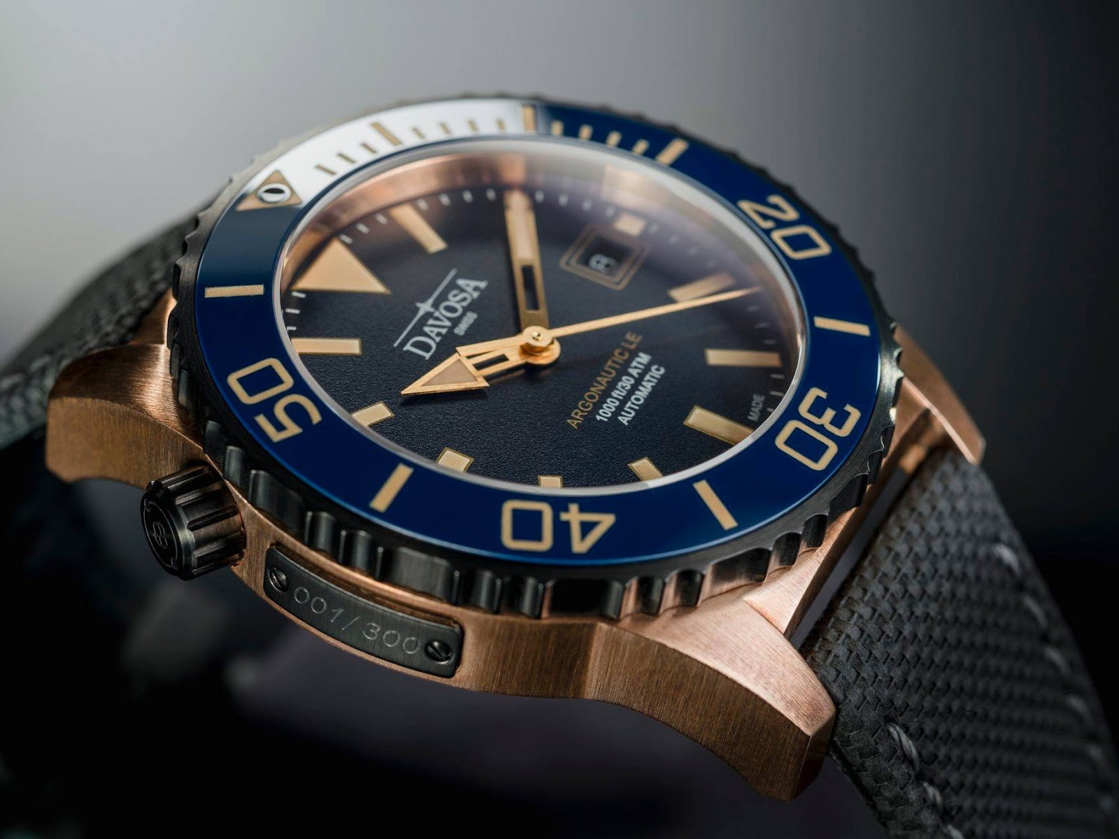 OceanicTime: DAVOSA Argonautic Automatic BRONZE BLUE