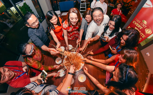 Lou Sang is a must during Chinese New Year!! #TCFisheye