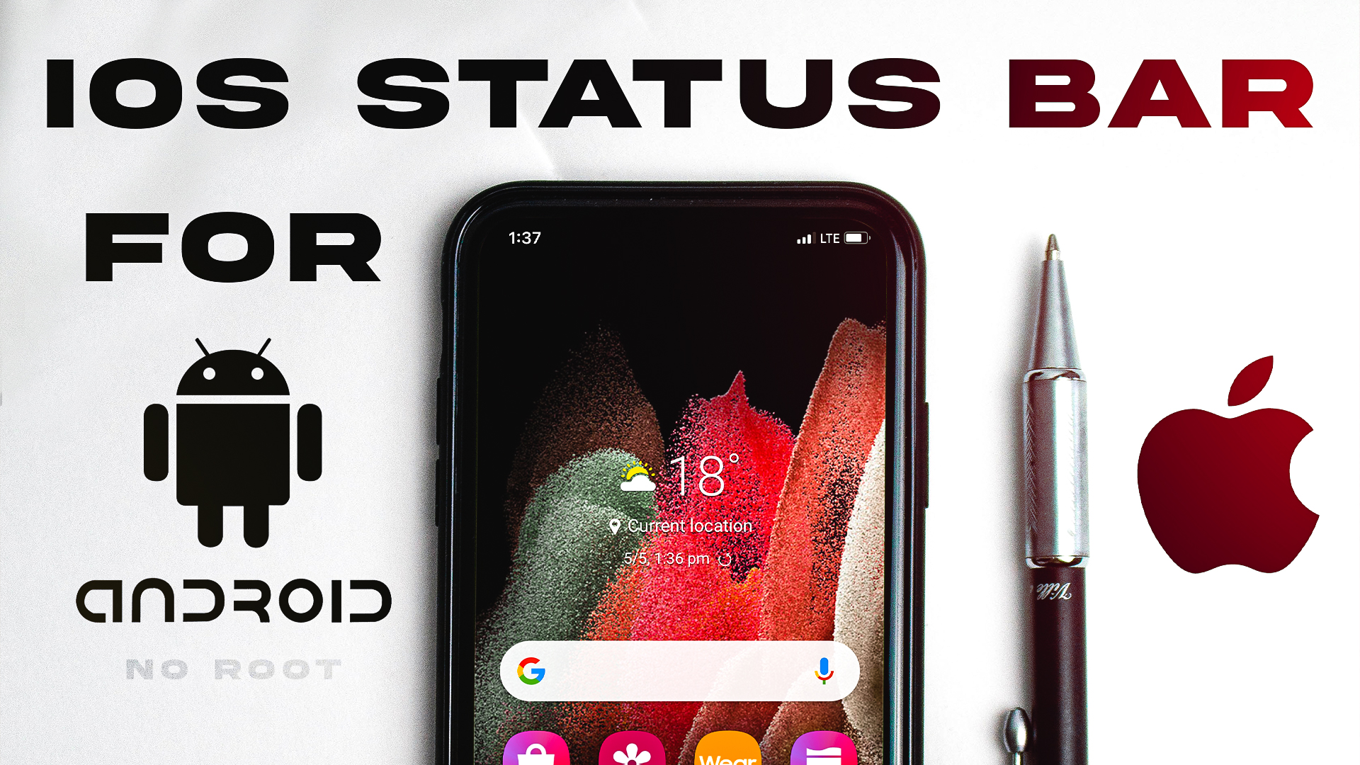 download iphone status bar for android phone