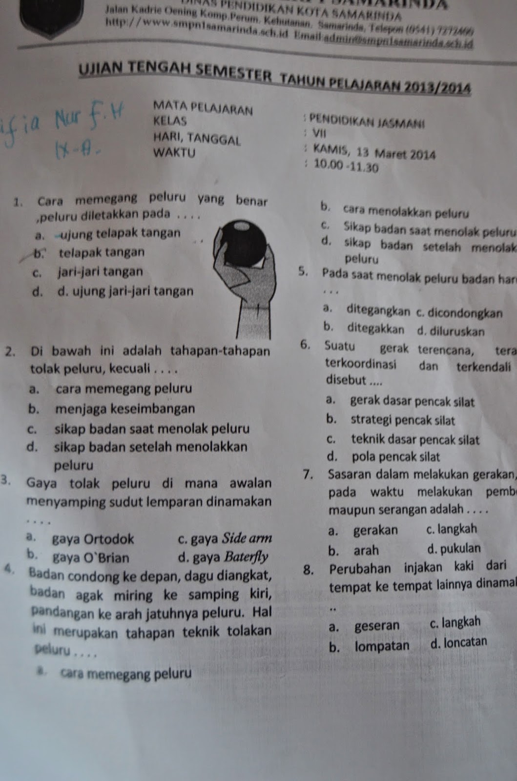 Perubahan Injakan Kaki Dari Satu Tempat Ke Tempat Lain Disebut Coba Sebutkan