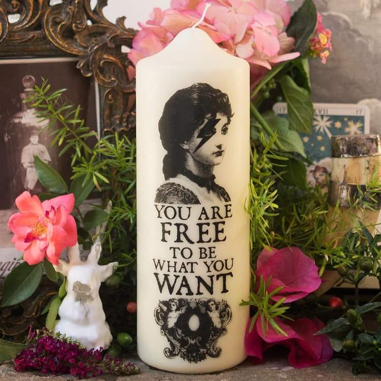 Coreterno's punk rock candles Lady's Houses