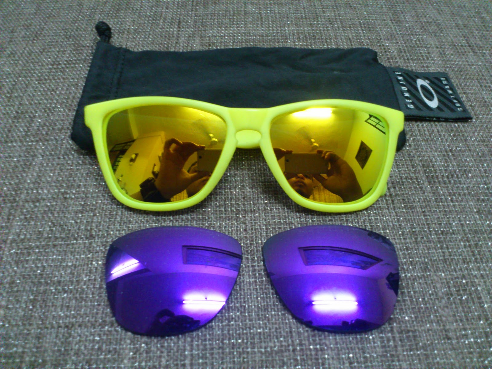 Vintage Bausch & Lomb Rayban Sunglasses: (SOLD)Oakley Frogskins Neon Yellow  1st Generation(SOLD)