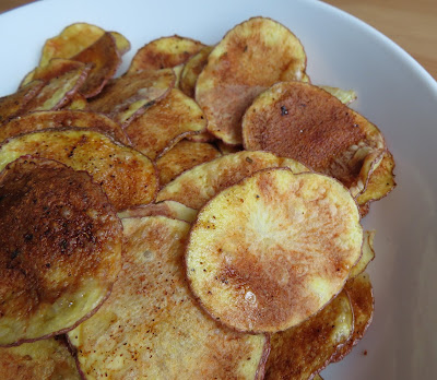 Microwave Cooked Potato Chips