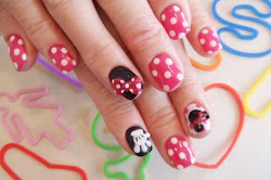 designs nails minnie nail mouse disney mickey inspiring pretty entertainment collect unas favim muskan sameer later minie