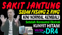 DR4 Kunyit Hitam testimoni jantung